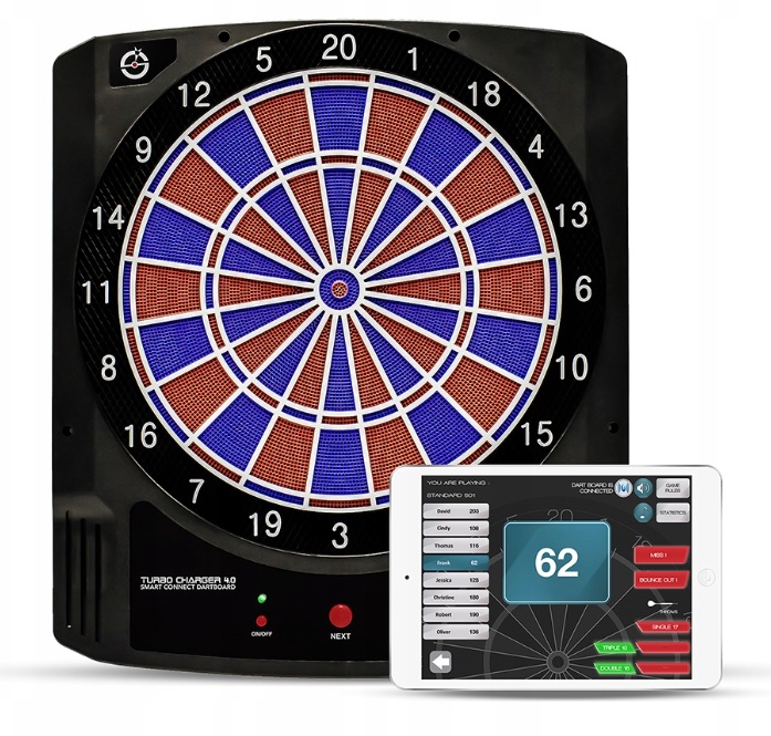 Elektronický terč CARROMCO TURBO CHARGER 4.0